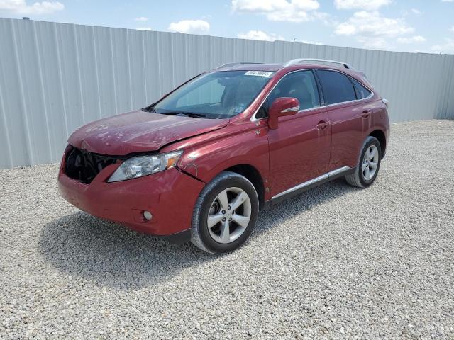 2T2BK1BA6AC015443 - 2010 LEXUS RX 350 RED photo 1