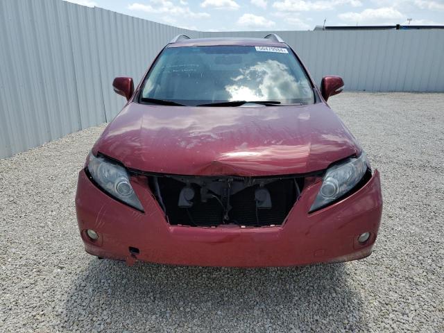 2T2BK1BA6AC015443 - 2010 LEXUS RX 350 RED photo 5