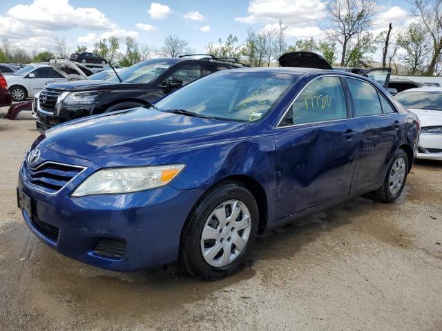 4T1BF3EK1AU555497 - 2010 TOYOTA CAMRY BASE BLUE photo 1