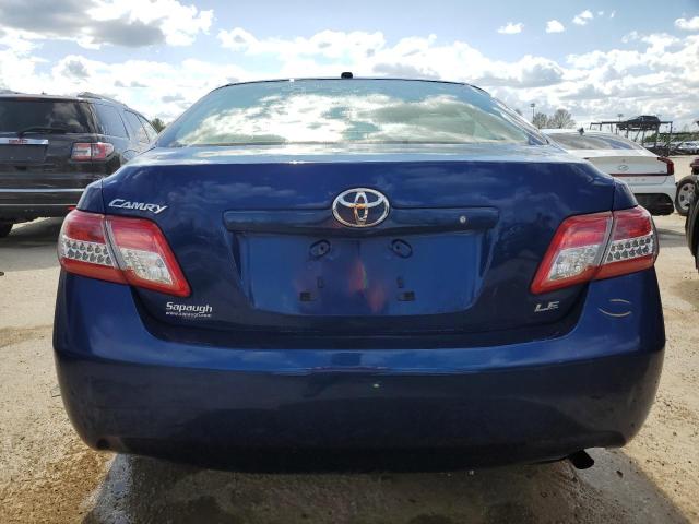 4T1BF3EK1AU555497 - 2010 TOYOTA CAMRY BASE BLUE photo 6