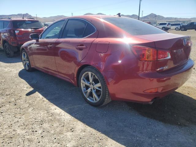 JTHBE5C26A5024441 - 2010 LEXUS IS 350 RED photo 2