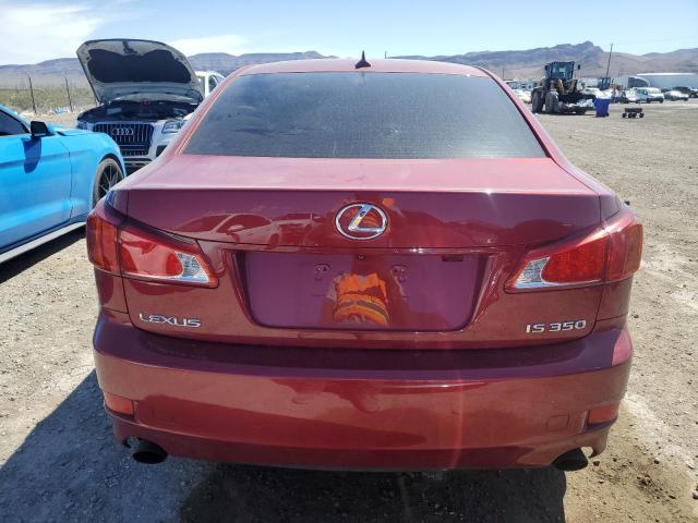 JTHBE5C26A5024441 - 2010 LEXUS IS 350 RED photo 6