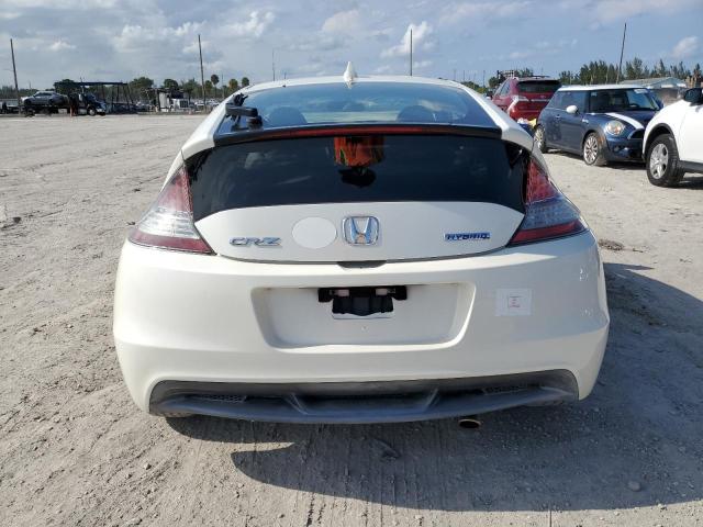 JHMZF1D62BS008732 - 2011 HONDA CR-Z EX WHITE photo 6