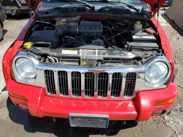 1J8GL58K92W178992 - 2002 JEEP LIBERTY LIMITED RED photo 11