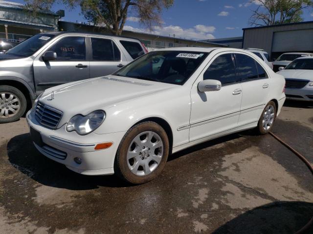 WDBRF92J56F800748 - 2006 MERCEDES-BENZ C 280 4MATIC WHITE photo 1