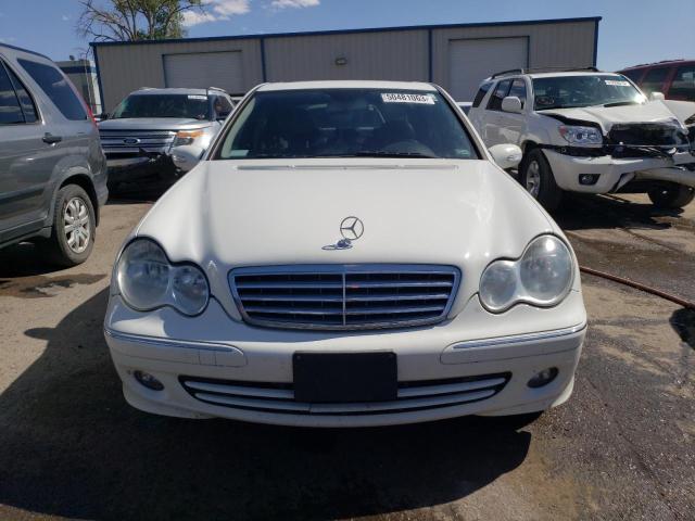 WDBRF92J56F800748 - 2006 MERCEDES-BENZ C 280 4MATIC WHITE photo 5