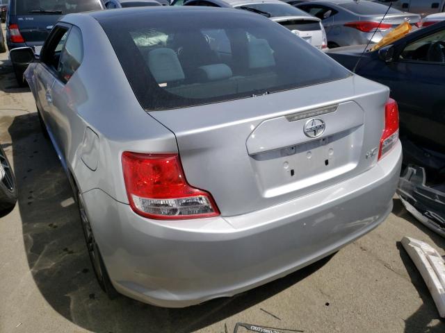 JTKJF5C71B3011656 - 2011 TOYOTA SCION TC 银色 照片 2