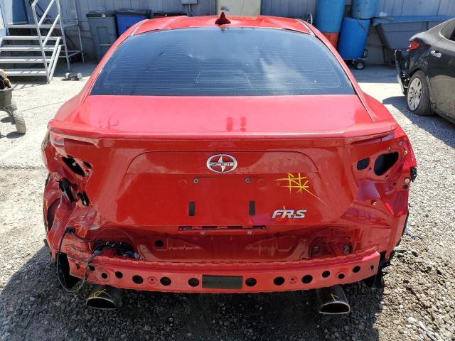 JF1ZNAA12D2724410 - 2013 TOYOTA SCION FR-S RED photo 6