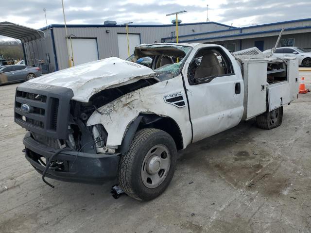 1FDWF30558EC54979 - 2008 FORD F350 SRW SUPER DUTY WHITE photo 1