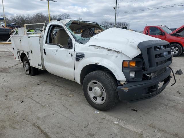 1FDWF30558EC54979 - 2008 FORD F350 SRW SUPER DUTY WHITE photo 4