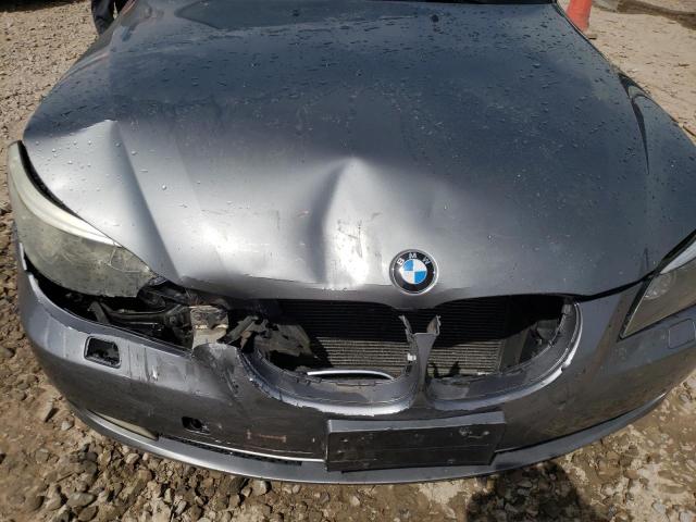 WBANV13538CZ50963 - 2008 BMW 528I XI GRAY photo 11