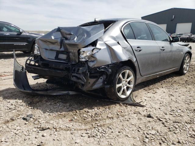 WBANV13538CZ50963 - 2008 BMW 528I XI GRAY photo 3