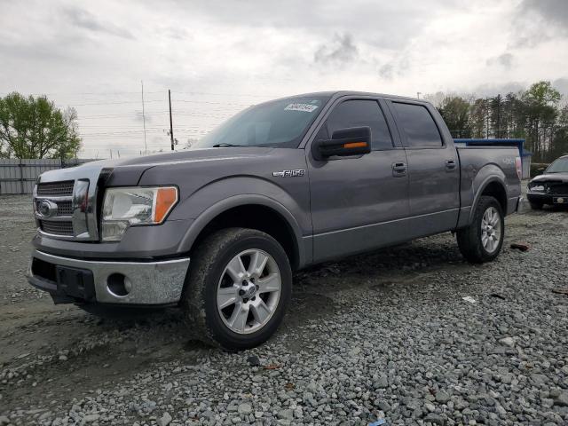 1FTFW1ET6CKD45446 - 2012 FORD F150 SUPERCREW GRAY photo 1