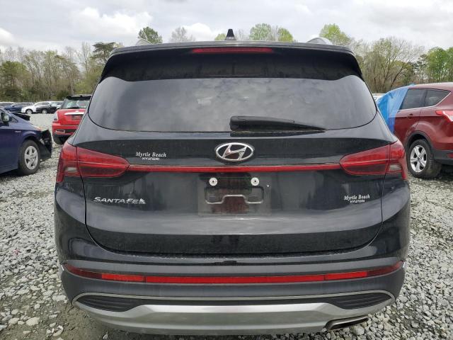 5NMS24AJ3MH308240 - 2021 HYUNDAI SANTA FE SEL BLACK photo 6