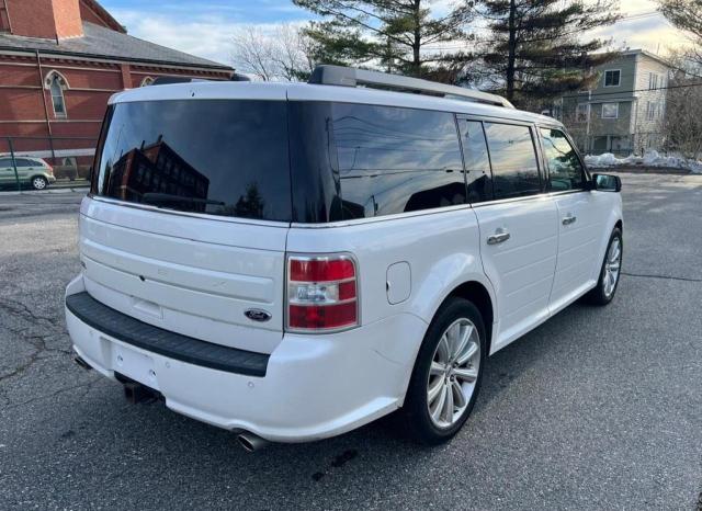 2FMGK5C84HBA12620 - 2017 FORD FLEX SEL WHITE photo 4