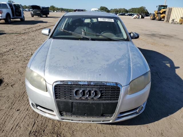 WAUAF78E27A125997 - 2007 AUDI A4 2 SILVER photo 5