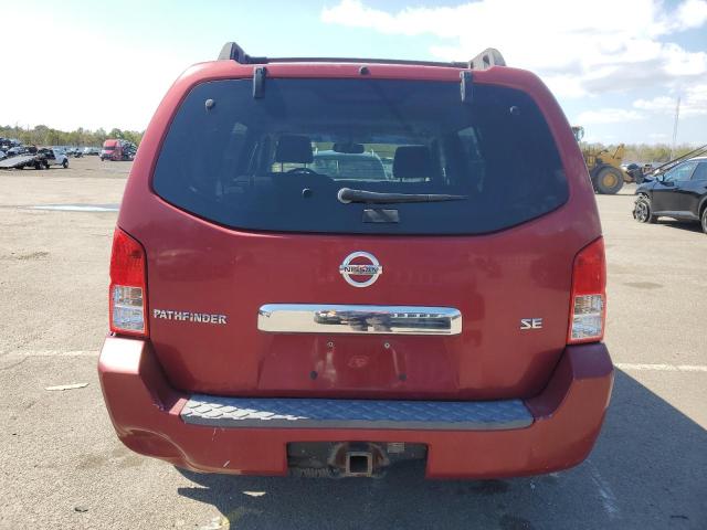 5N1AR18W46C607661 - 2006 NISSAN PATHFINDER LE RED photo 6