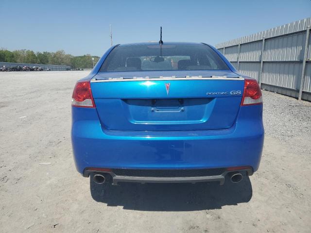 6G2ER57779L168491 - 2009 PONTIAC G8 BLUE photo 6