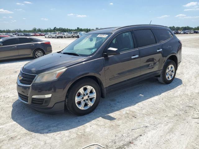 1GNKRFEDXEJ192226 - 2014 CHEVROLET TRAVERSE LS GRAY photo 1