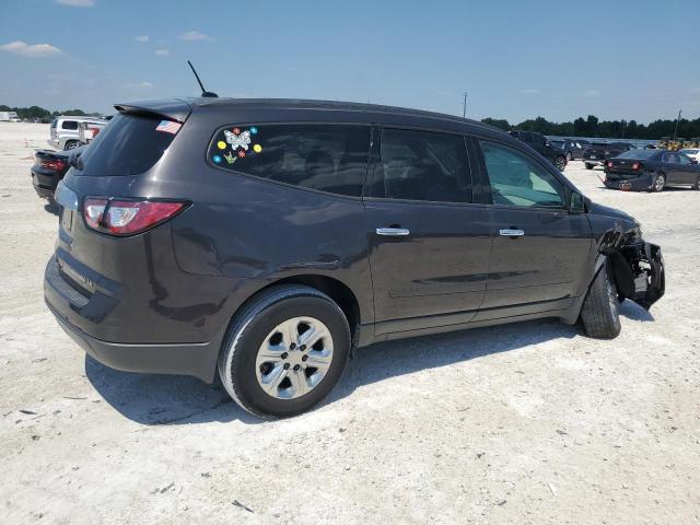 1GNKRFEDXEJ192226 - 2014 CHEVROLET TRAVERSE LS GRAY photo 3