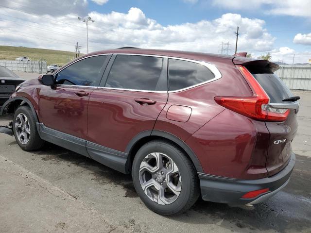 7FARW2H59JE038724 - 2018 HONDA CR-V EX MAROON photo 2