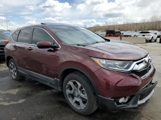 7FARW2H59JE038724 - 2018 HONDA CR-V EX MAROON photo 4