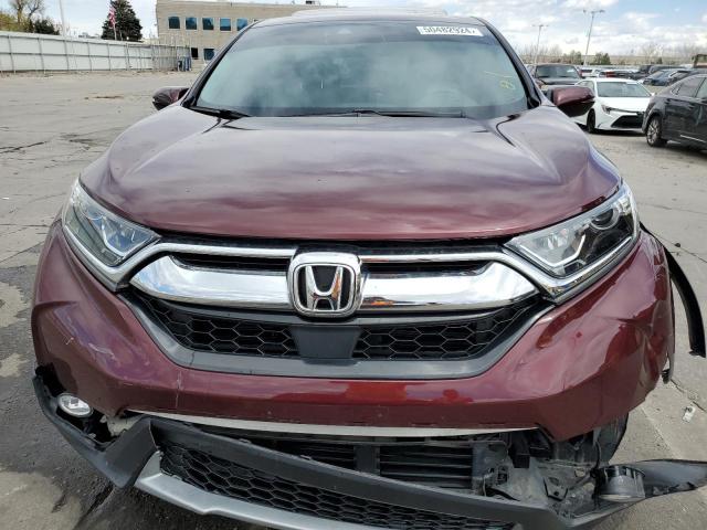 7FARW2H59JE038724 - 2018 HONDA CR-V EX MAROON photo 5