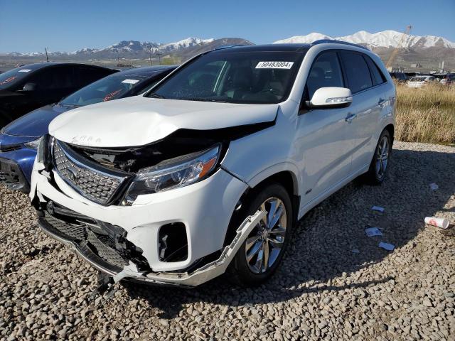 5XYKWDA71EG435346 - 2014 KIA SORENTO SX WHITE photo 1