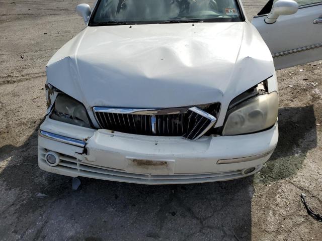 KMHFU45E45A390754 - 2005 HYUNDAI XG350 350 WHITE photo 11