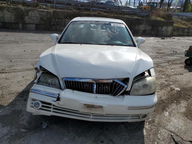 KMHFU45E45A390754 - 2005 HYUNDAI XG350 350 WHITE photo 5