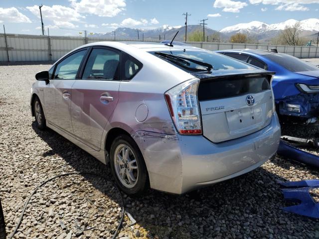 JTDKN3DU9B0307694 - 2011 TOYOTA PRIUS SILVER photo 2