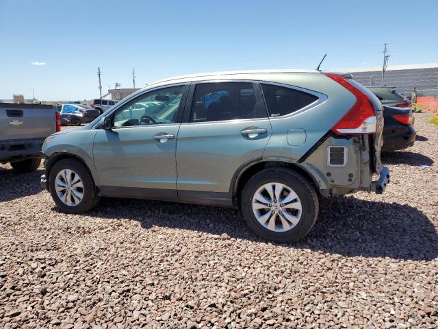 2HKRM3H72CH508122 - 2012 HONDA CR-V EXL GREEN photo 2