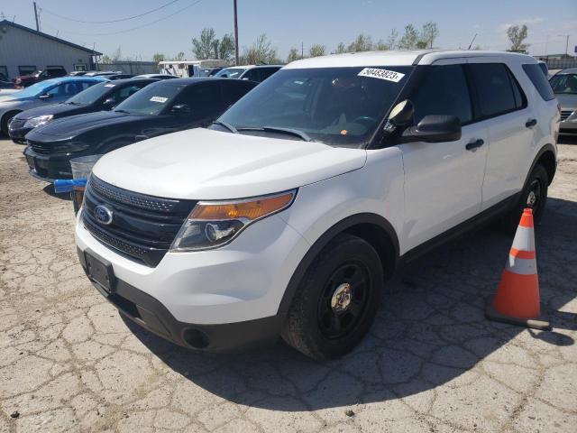 1FM5K8AR4DGB30013 - 2013 FORD EXPLORER POLICE INTERCEPTOR WHITE photo 1