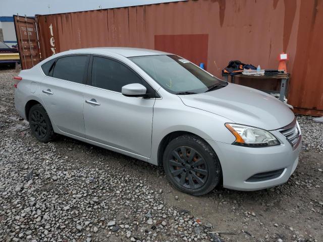 3N1AB7AP8FL678898 - 2015 NISSAN SENTRA S SILVER photo 4