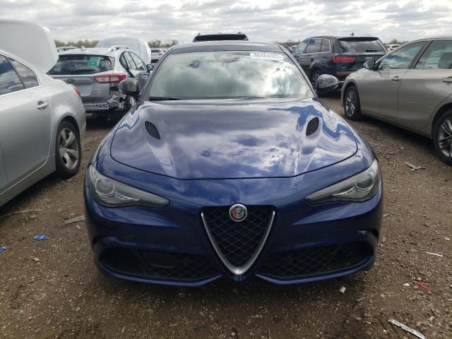 ZARFAEAV1H7548774 - 2017 ALFA ROMEO GIULIA QUADRIFOGLIO BLUE photo 5