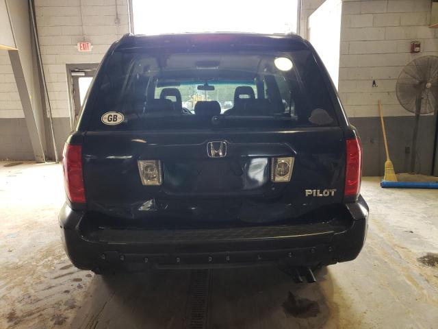 2HKYF18654H573162 - 2004 HONDA PILOT EXL BLACK photo 6