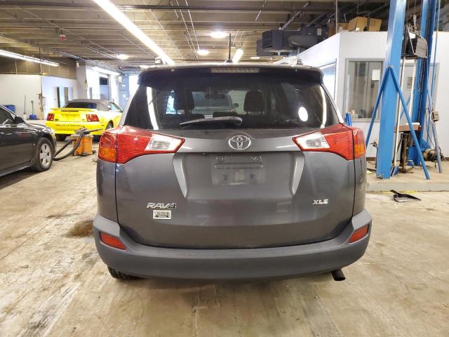 2T3WFREV8DW022265 - 2013 TOYOTA RAV4 XLE GRAY photo 6