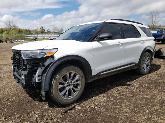 1FMSK8DH4MGA29169 - 2021 FORD EXPLORER XLT WHITE photo 1