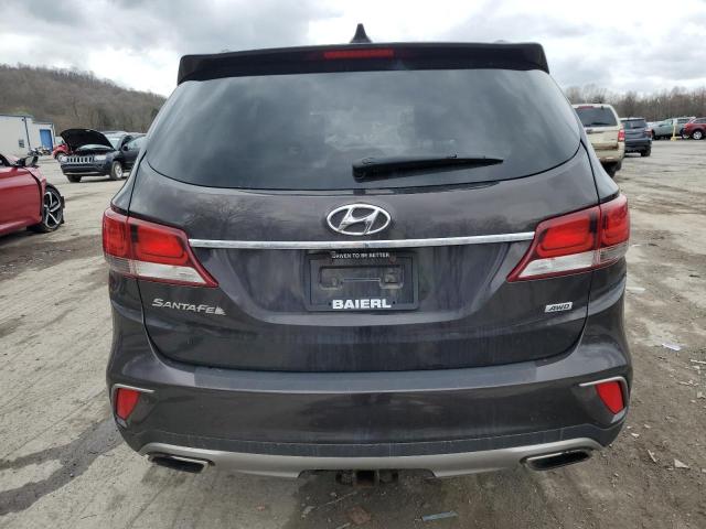 KM8SNDHFXHU203570 - 2017 HYUNDAI SANTA FE SE BLACK photo 6