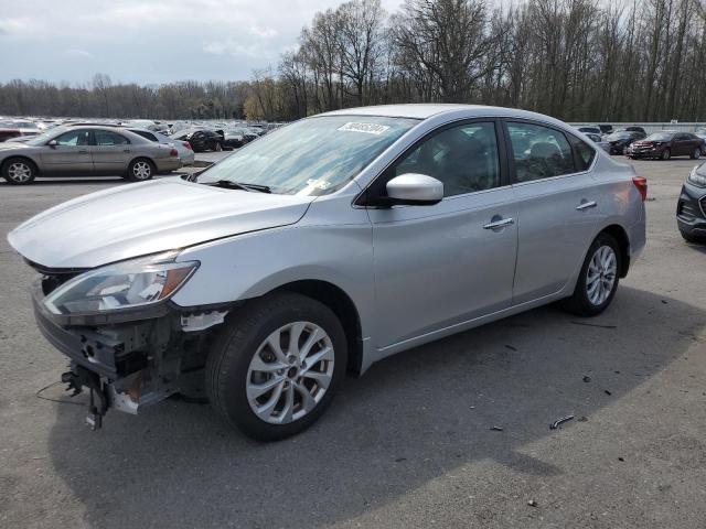 3N1AB7AP5KY333499 - 2019 NISSAN SENTRA S SILVER photo 1