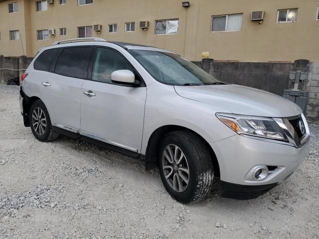 5N1AR2MN6EC602589 - 2014 NISSAN PATHFINDER S SILVER photo 4