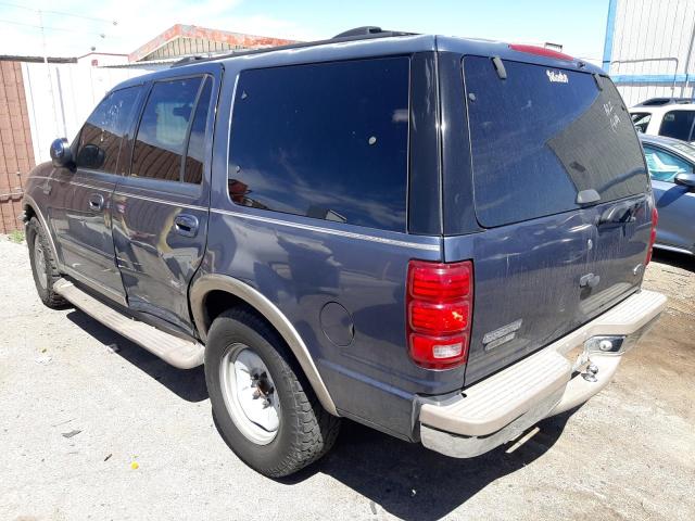 1FMRU17W41LB73964 - 2001 FORD EXPEDITION EDDIE BAUER BLUE photo 2