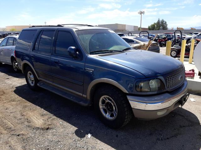 1FMRU17W41LB73964 - 2001 FORD EXPEDITION EDDIE BAUER BLUE photo 4