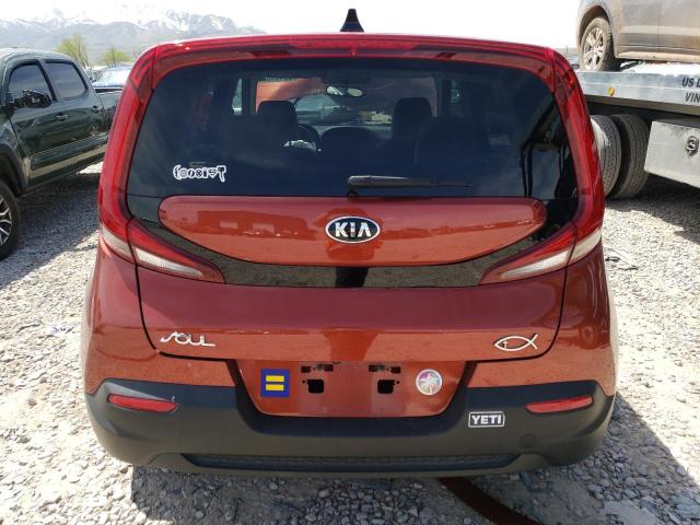 KNDJ23AU4M7746045 - 2021 KIA SOUL LX ORANGE photo 6