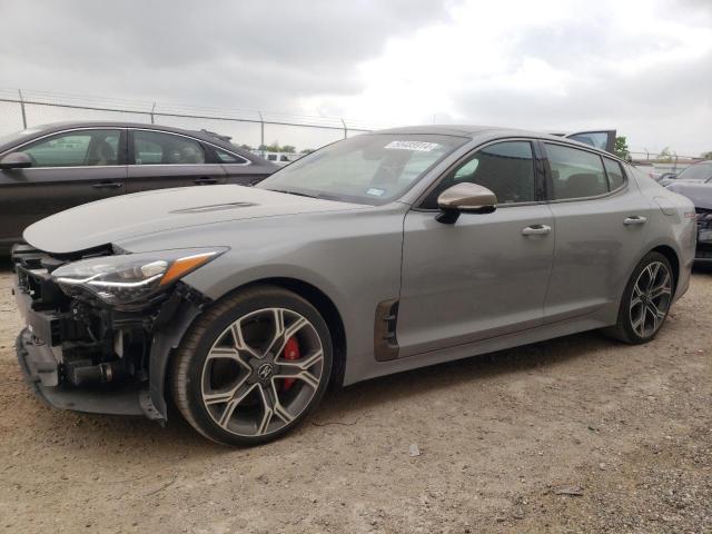 KNAE55LC4K6042940 - 2019 KIA STINGER GT2 GRAY photo 1