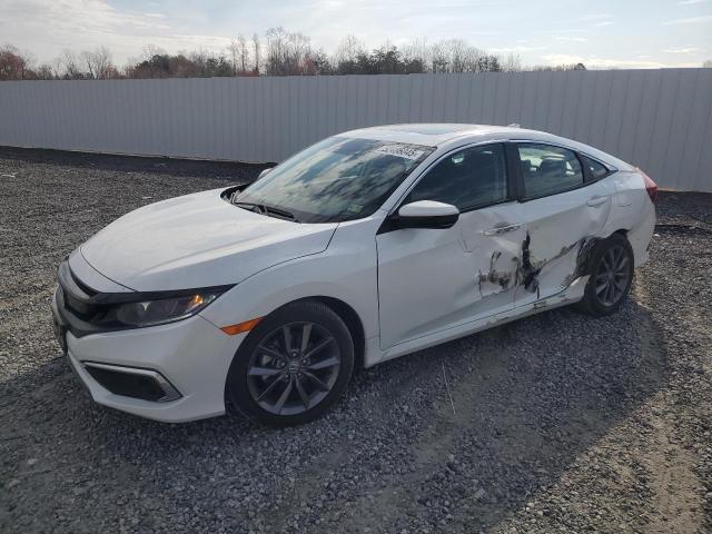 19XFC1F75LE023233 - 2020 HONDA CIVIC EXL WHITE photo 1