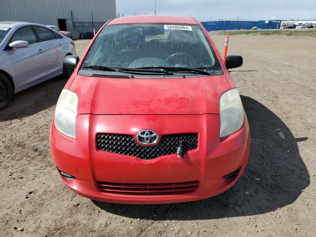 JTDKT923685193040 - 2008 TOYOTA YARIS RED photo 5