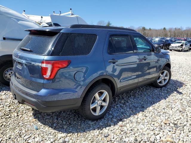 1FM5K8B88JGB37239 - 2018 FORD EXPLORER BLUE photo 3