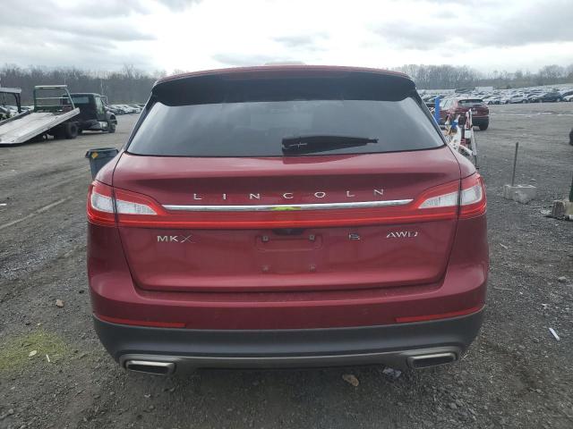 2LMPJ8LR5HBL33809 - 2017 LINCOLN MKX RESERVE BURGUNDY photo 6