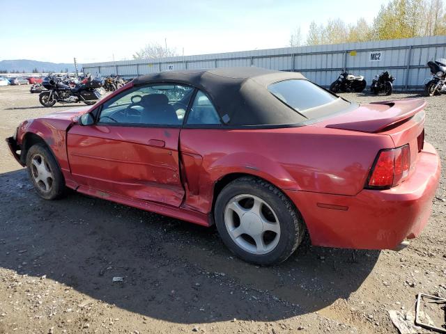 1FAFP45X8XF211561 - 1999 FORD MUSTANG GT MAROON photo 2